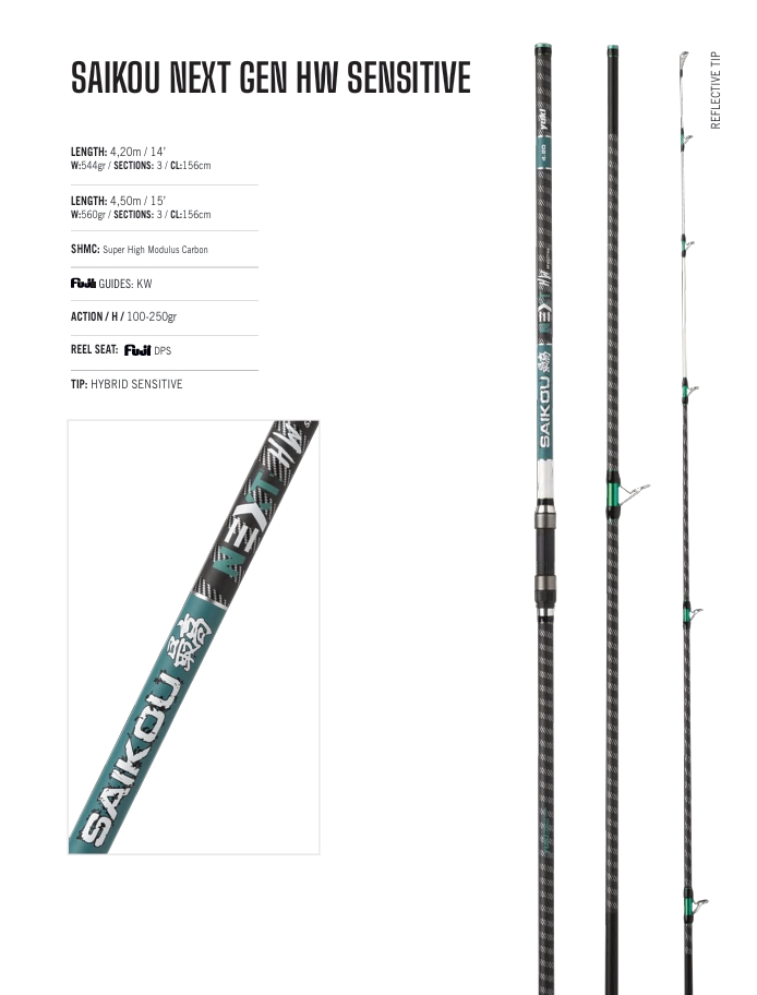 Yuki Saikou Next Gen HW Sensitive Beach Rods